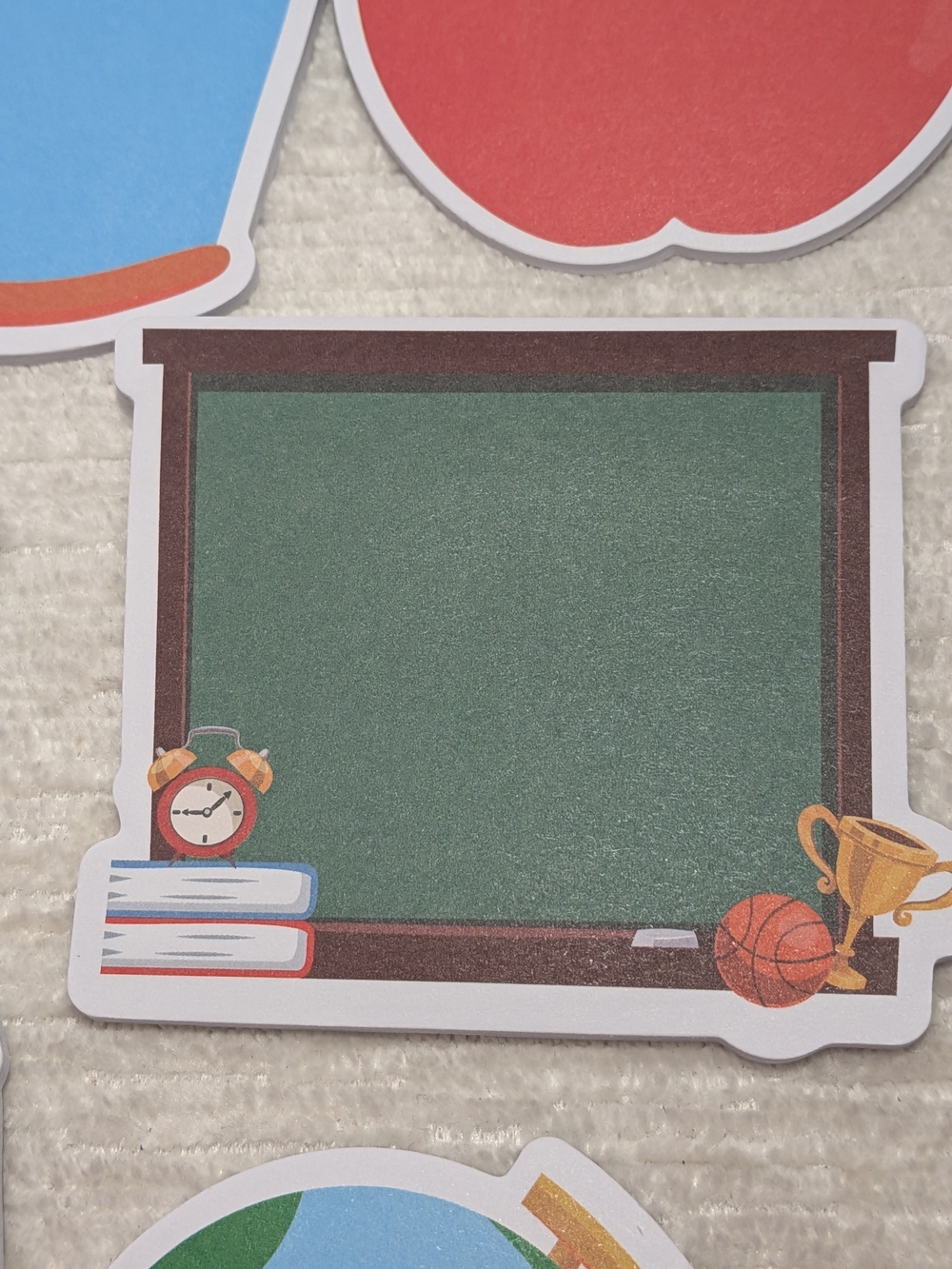 Notepads School-Themed Set Of 9 - Colorful Classroom Icons Each Pad 20 Sheets - Picture 10 of 12